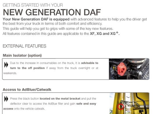 New Generation DAF - Quick Start Guide