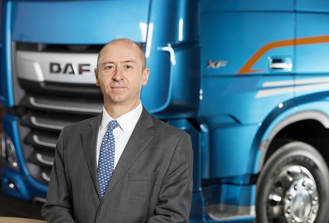 DAF Trucks Managing Director, Robin Easton