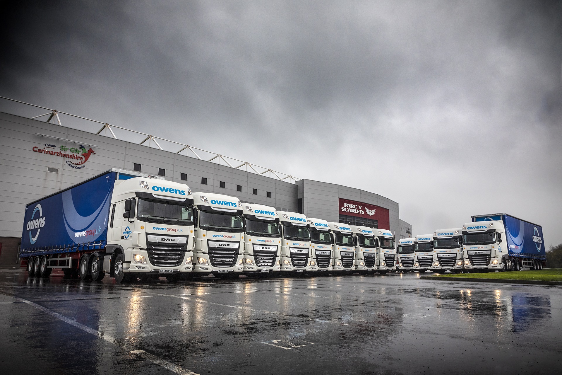 DAF Owens truck fleet