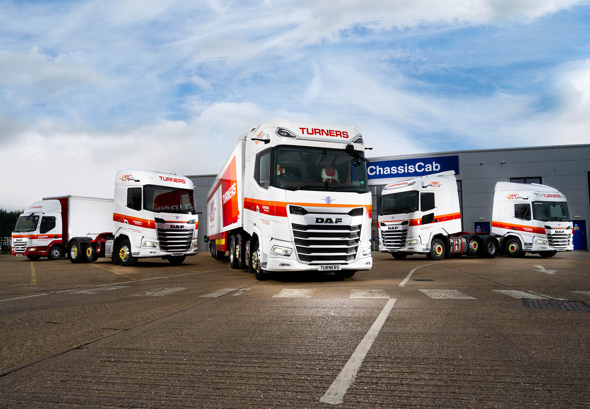 All DAF trucks lead to Turners