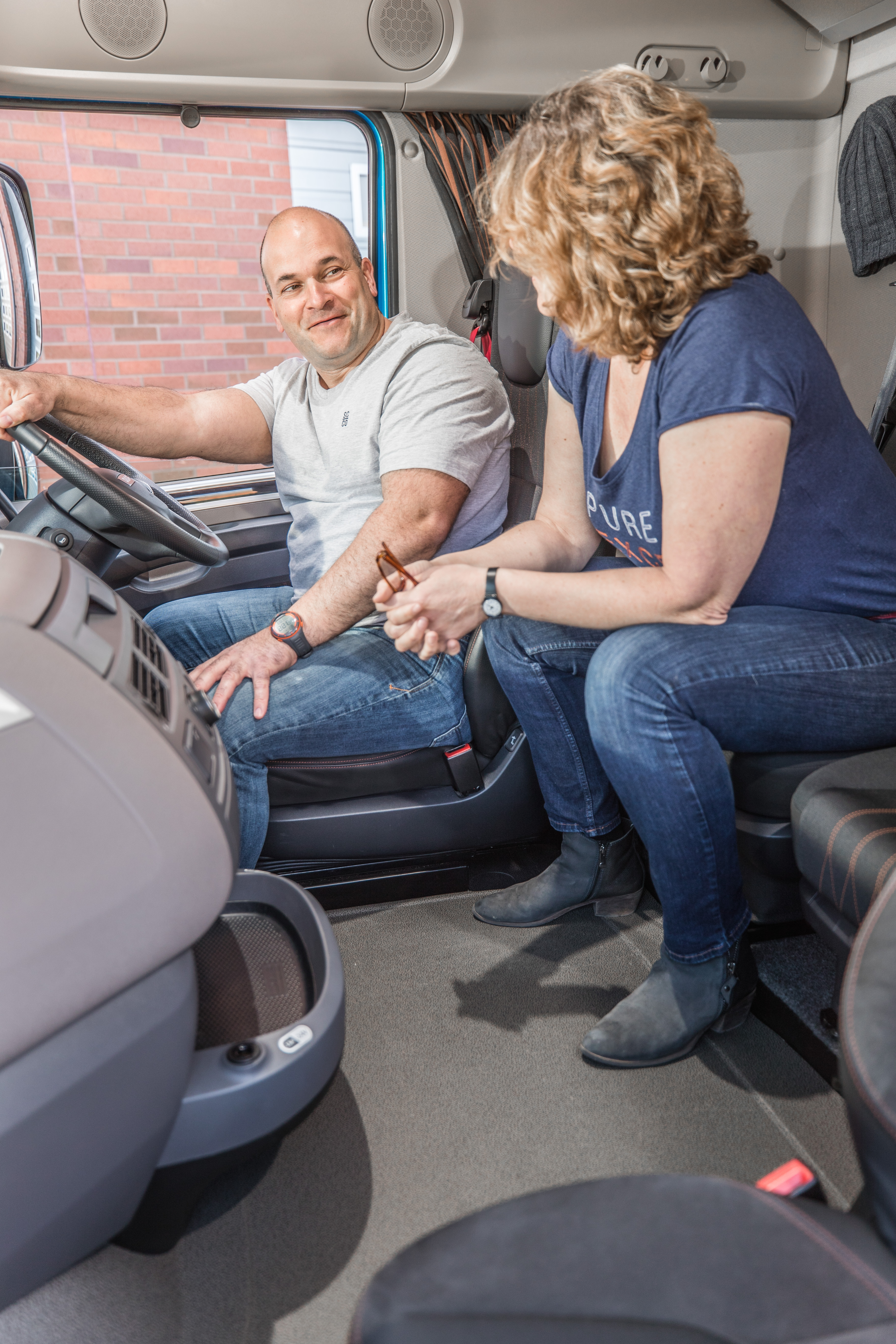 DAF Driver Training In Cab