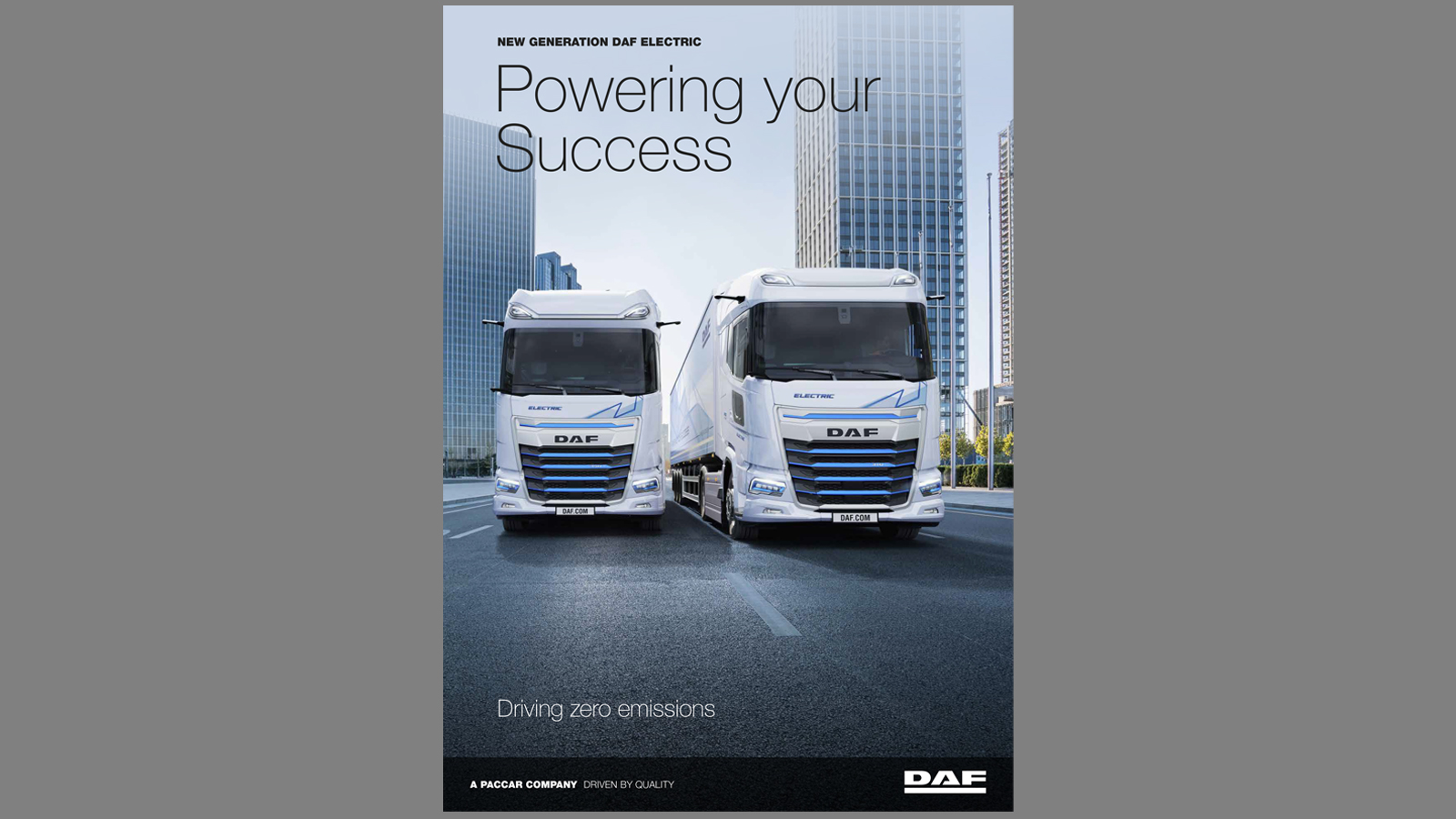 DAF XF, XG, XG⁺ Electric- DAF Trucks Ltd, United Kingdom