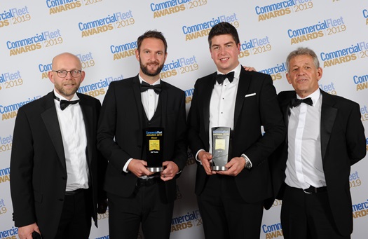 DAF LF Fleet Truck of the Year 2019 in the UK Paul Cook James Stewart Steve Evans
