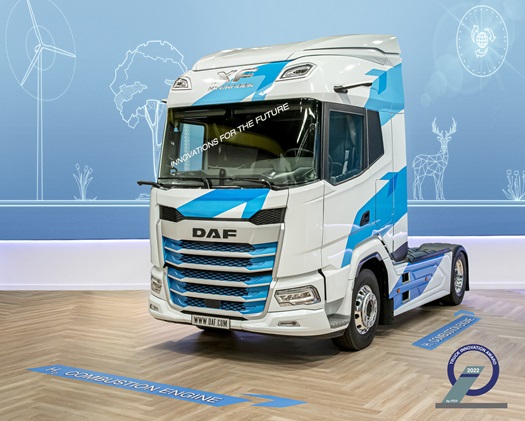 New Generation DAF XF Hydrogen prototype honoured 2022 Truck Innovation Award and logo