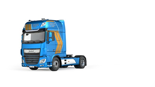 03 DAF Super Space Cab Celebration Edition Jamaica Blue