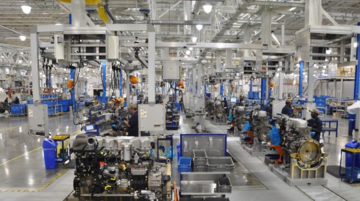 PACCAR Engine Factory in Columbus Mississippi